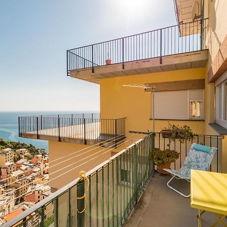 Cinque Terre D'Amare Sea View Big Apartment For Travel Lovers Риомаджиоре Экстерьер фото