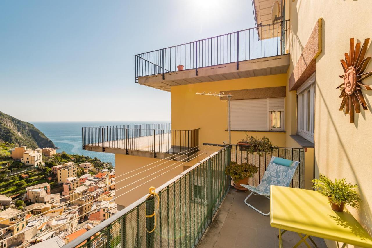 Cinque Terre D'Amare Sea View Big Apartment For Travel Lovers Риомаджиоре Экстерьер фото