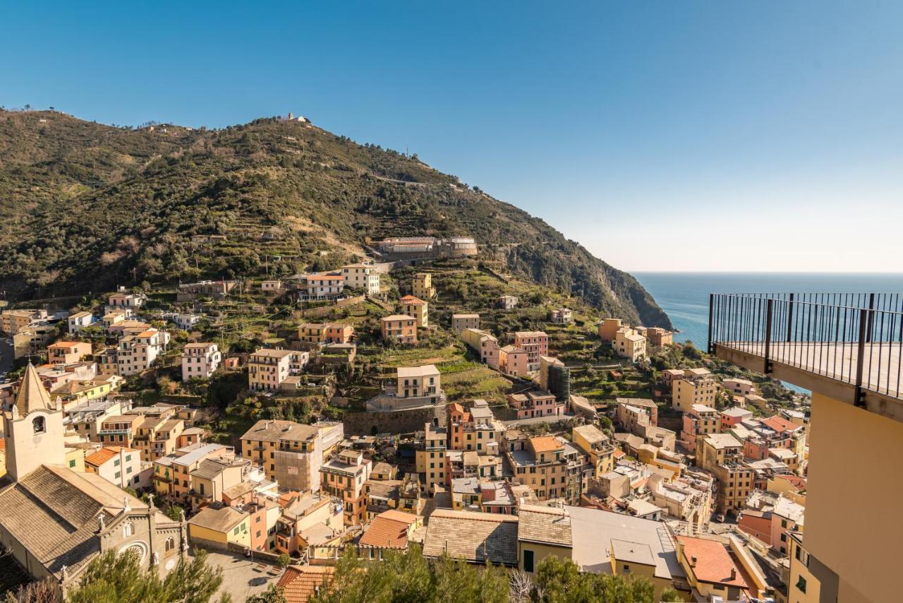 Cinque Terre D'Amare Sea View Big Apartment For Travel Lovers Риомаджиоре Экстерьер фото